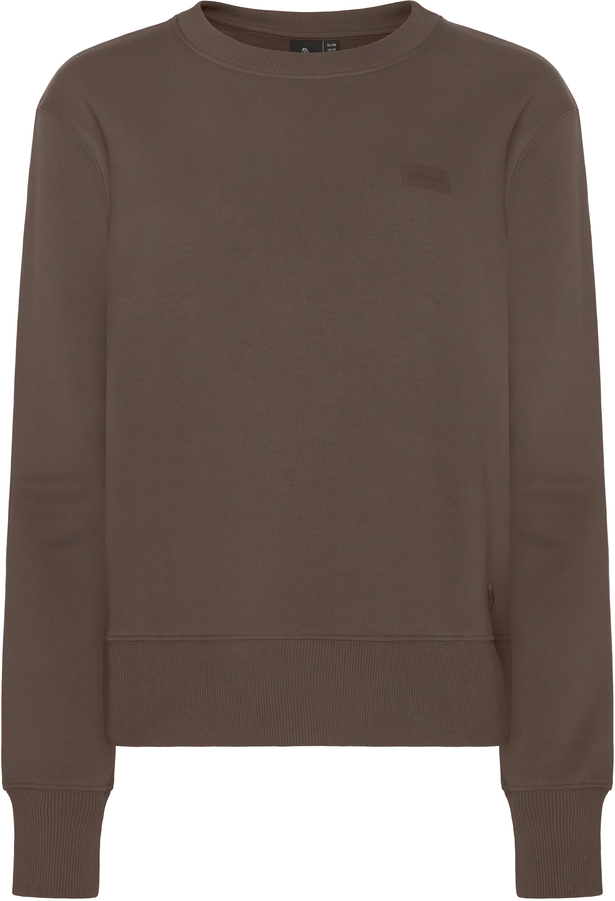 Callie Sweater - Dark Mocha - Women's Sweatshirt - Brown - Size: 34 - Didriksons