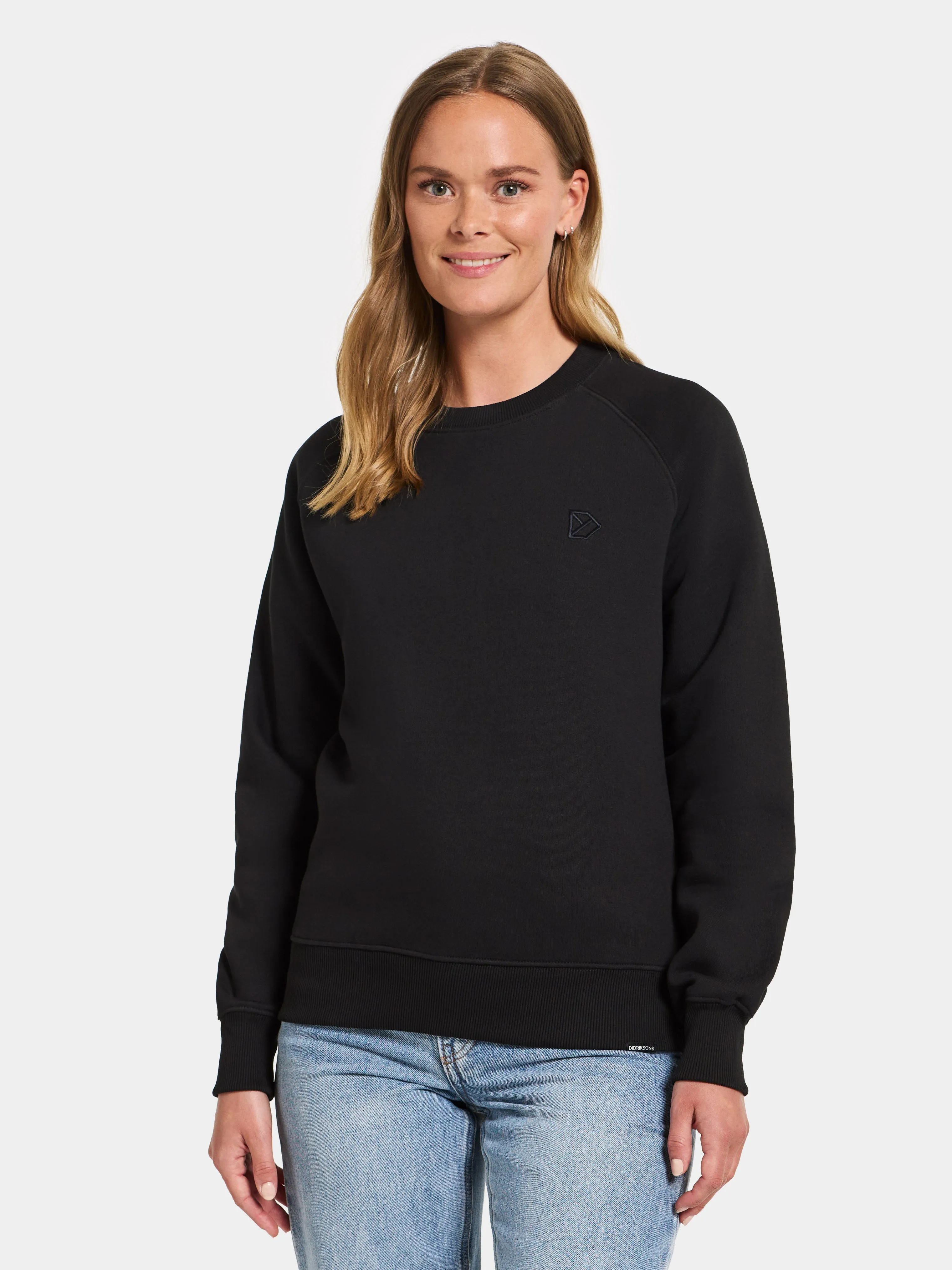 Fyn Sweater - Black - Women's Sweatshirt - Black - Size: 42 - Didriksons