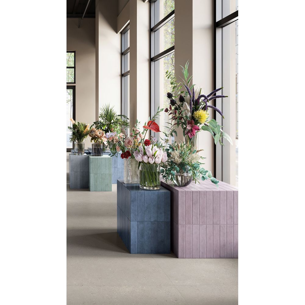 Concrete brick mint 6,5x26