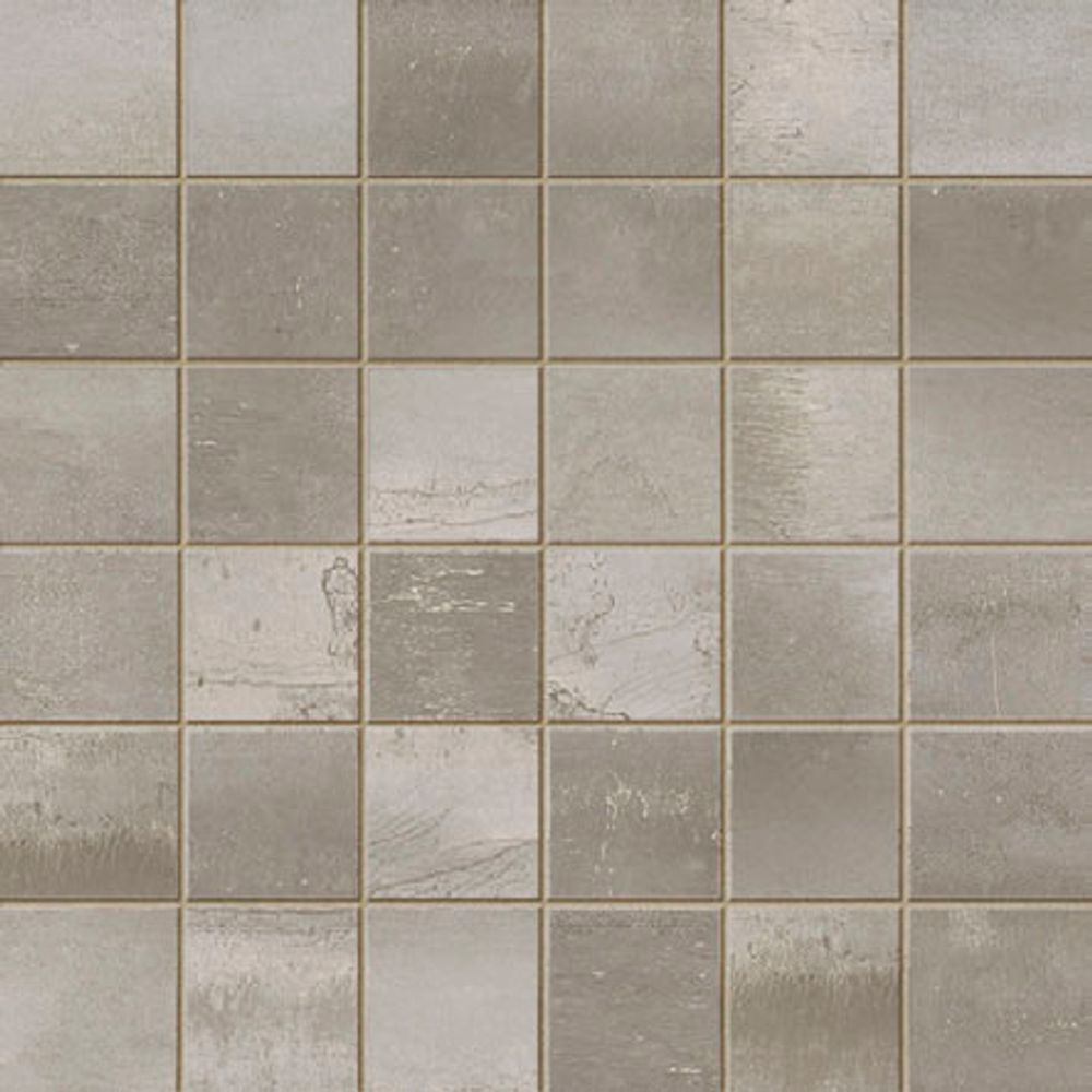 Mosaik steelwalk nikel lappato 4,7x4,