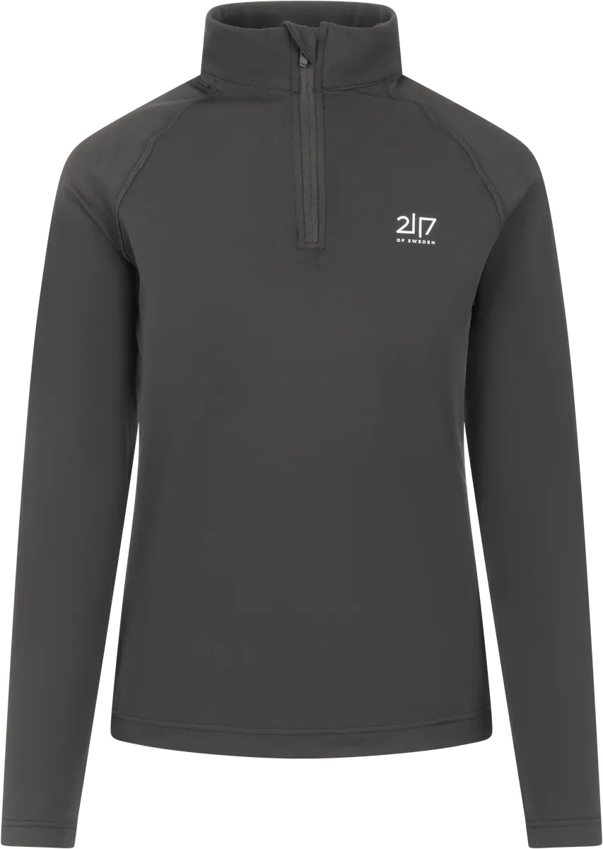 Undal stretchig mellanlager-half zip Dam