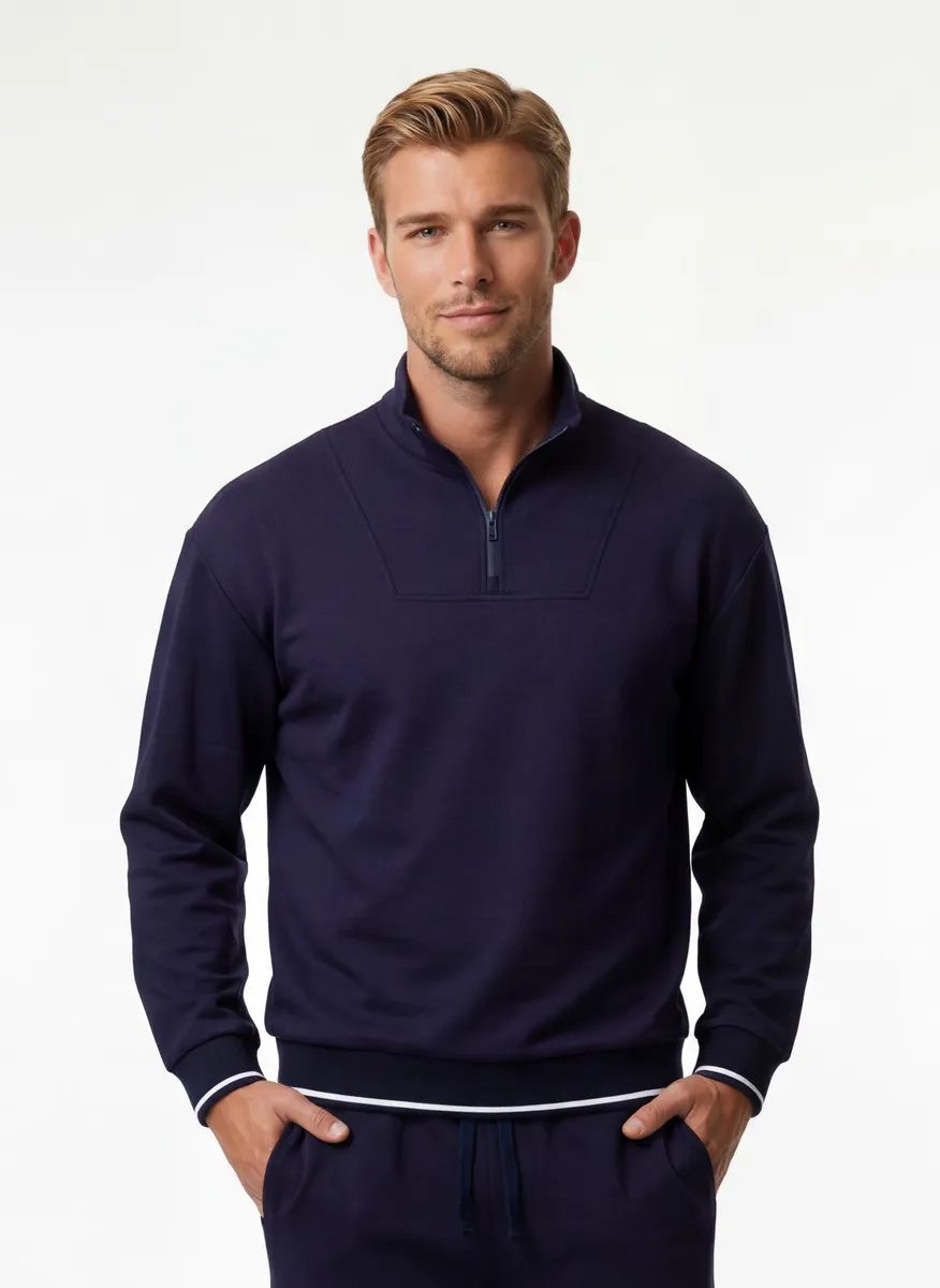 Tröja ½ zip