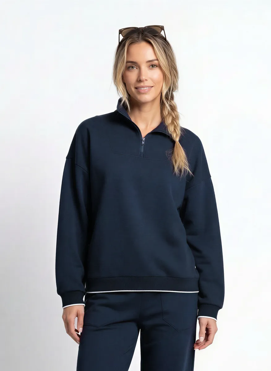 Tröja ½ zip