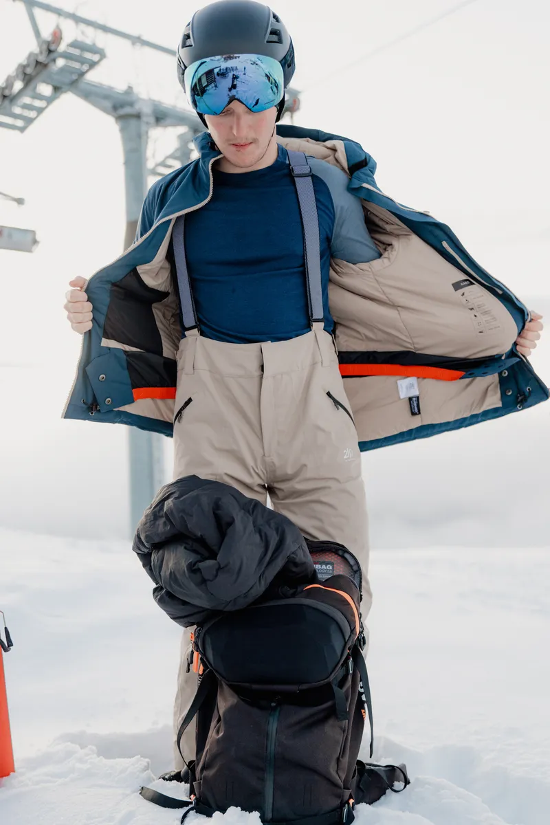 Kabo lättfodrad skidjacka Herr