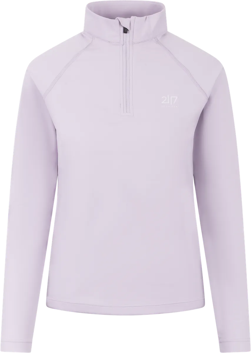 Undal stretchig mellanlager-half zip Dam