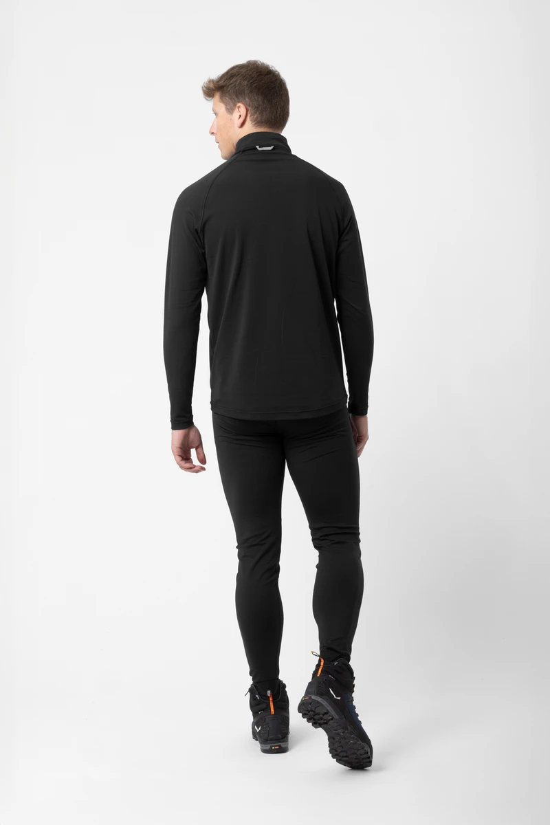 Undal stretchig mellanlager-half zip Herr