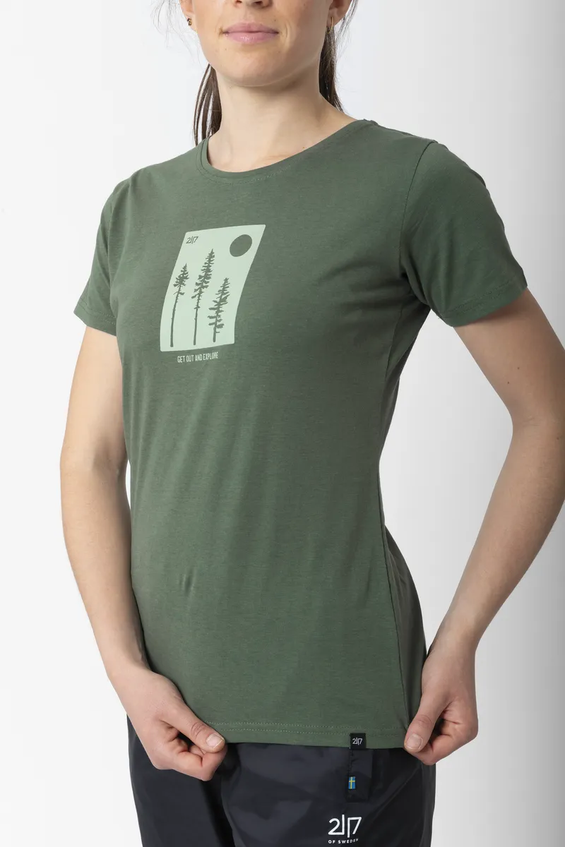 Apelviken t-shirt med tryck Dam