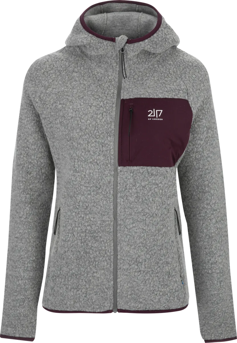 Skord ullpilehoodie Dam