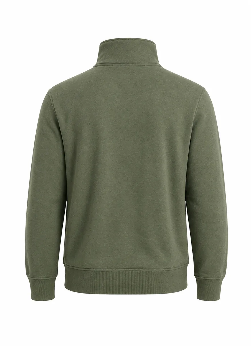 Tröja m ½ zip