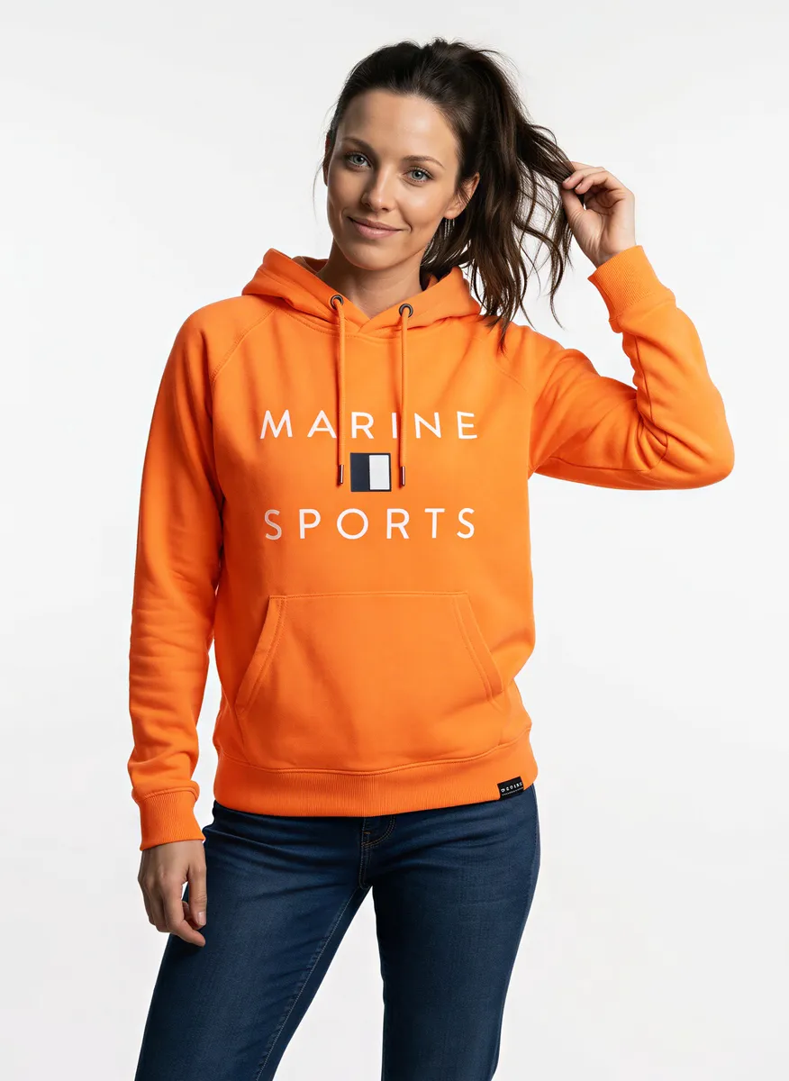 Sweater med luva