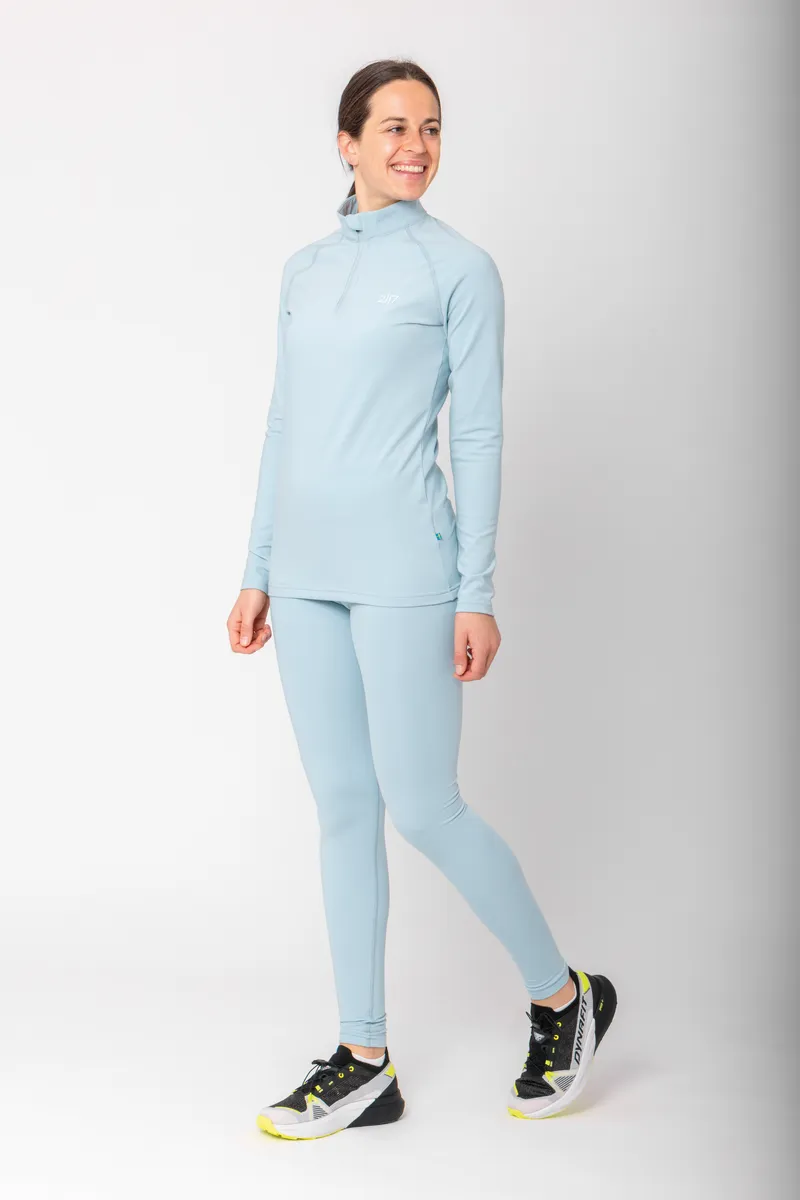Undal stretchig mellanlager-half zip Dam