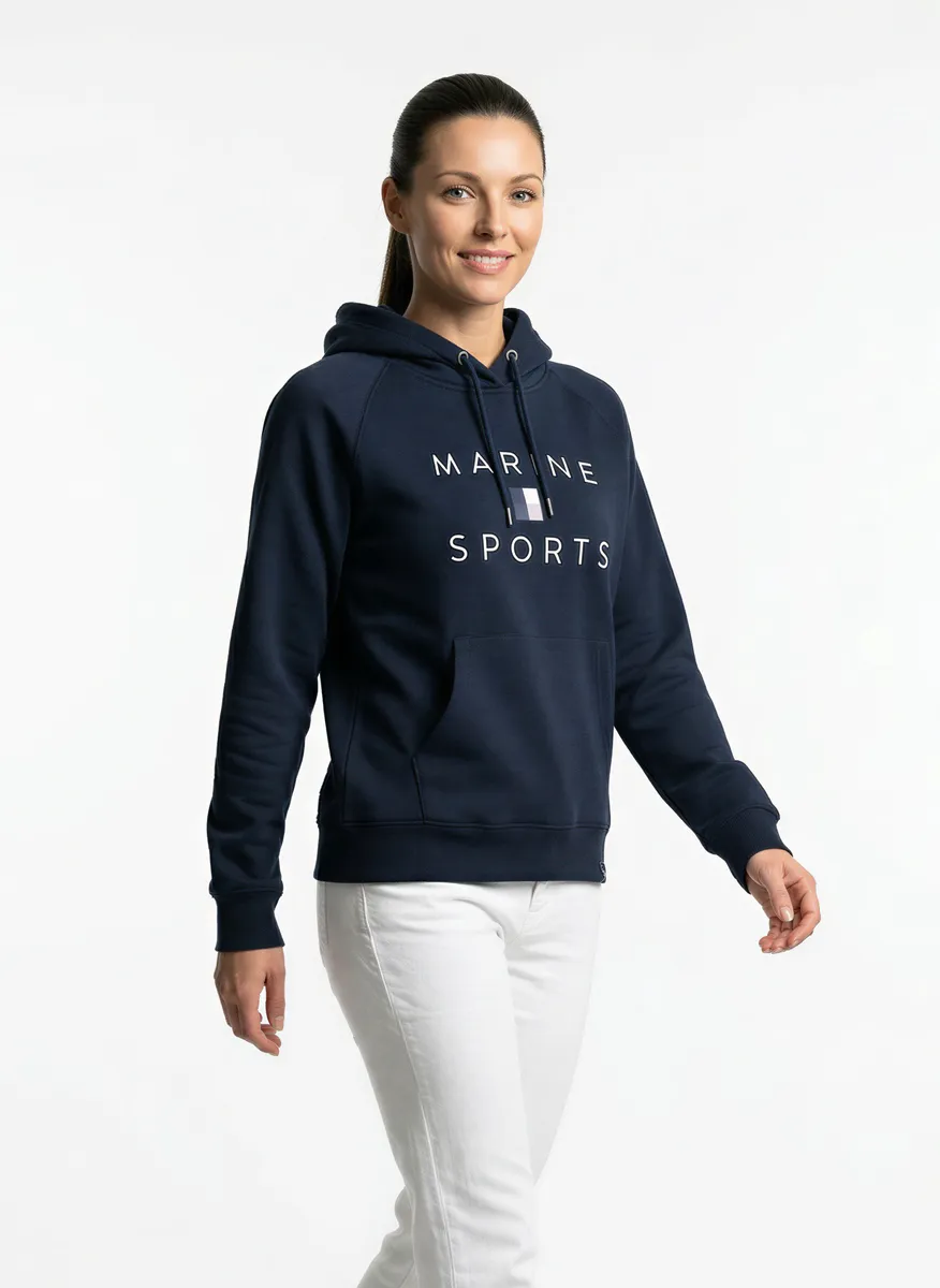 Sweater med luva