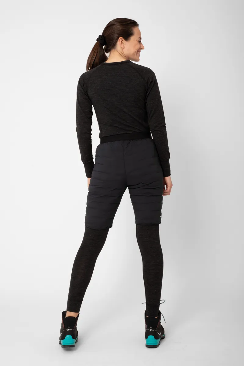 Porjus lättvadderade shorts Dam