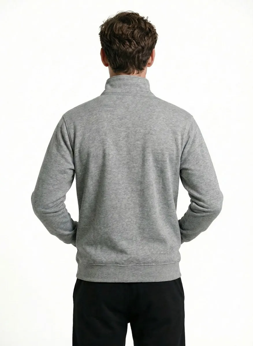 Tröja m ½ zip