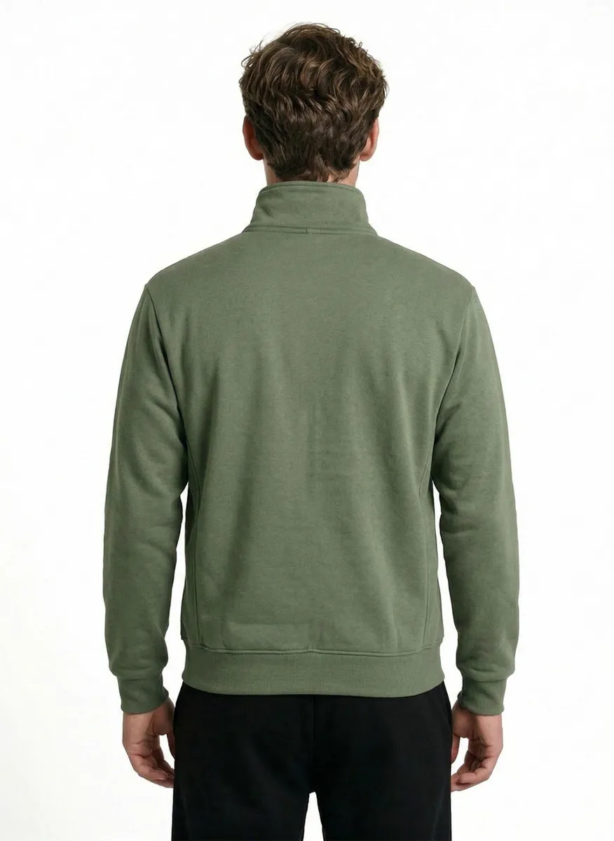 Tröja m ½ zip