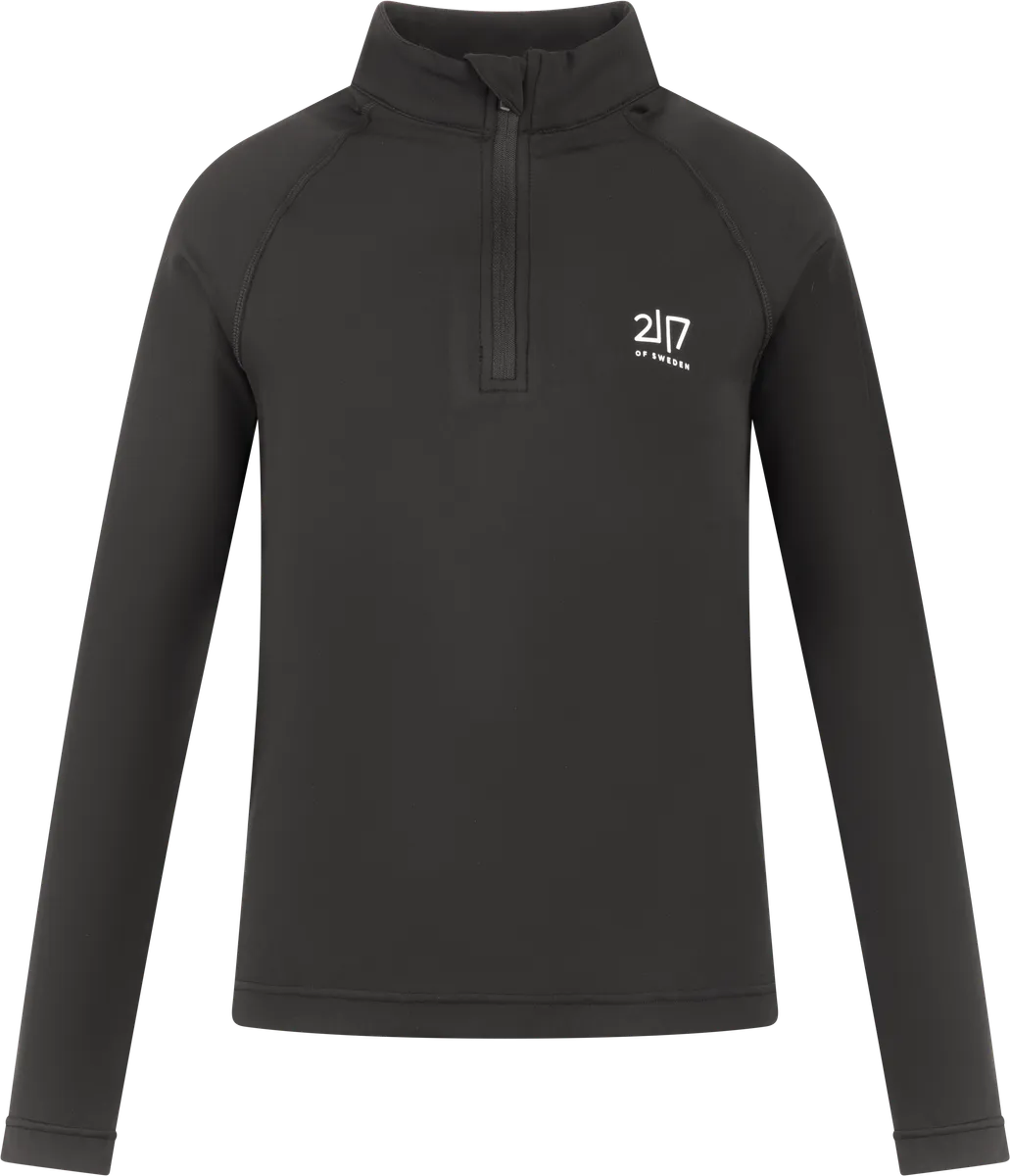 Undal stretchig mellanlagertröja med half zip Junior