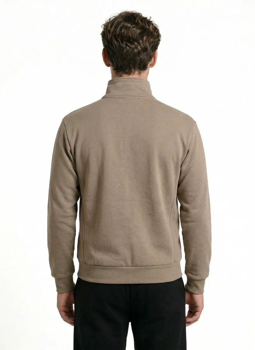Tröja m ½ zip