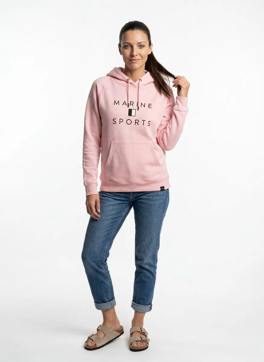 Sweater med luva