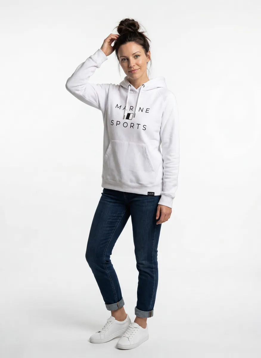 Sweater med luva