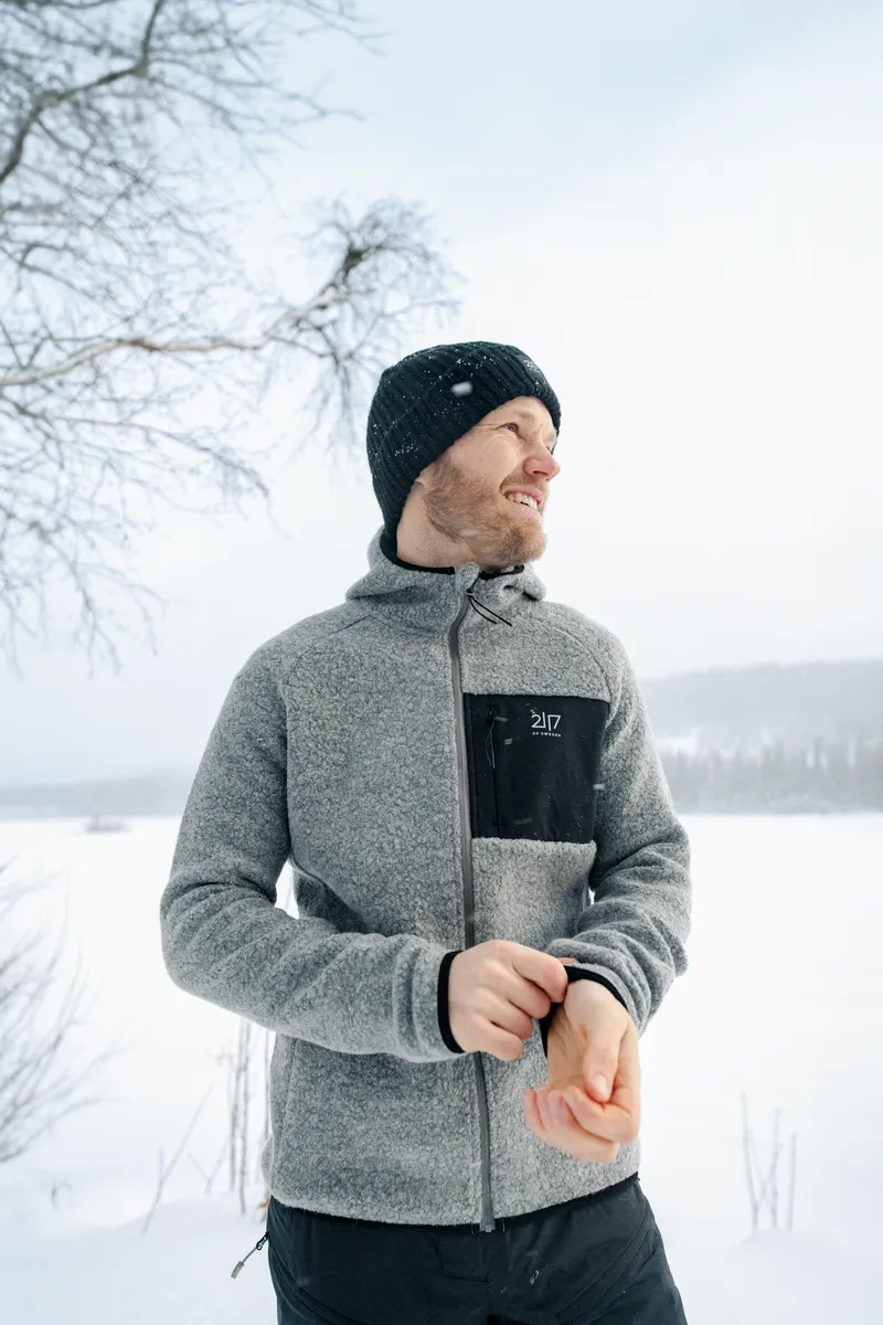 Skord ullpilehoodie Herr