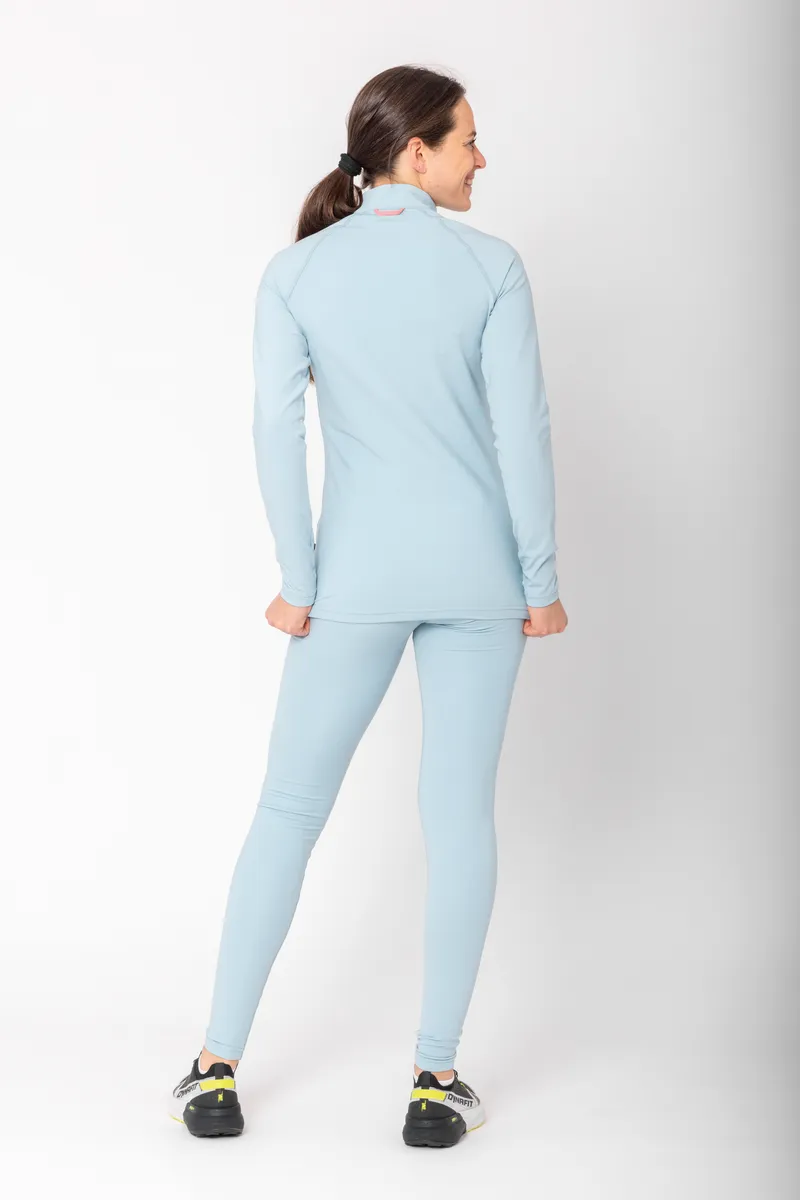 Undal stretchig mellanlager-half zip Dam