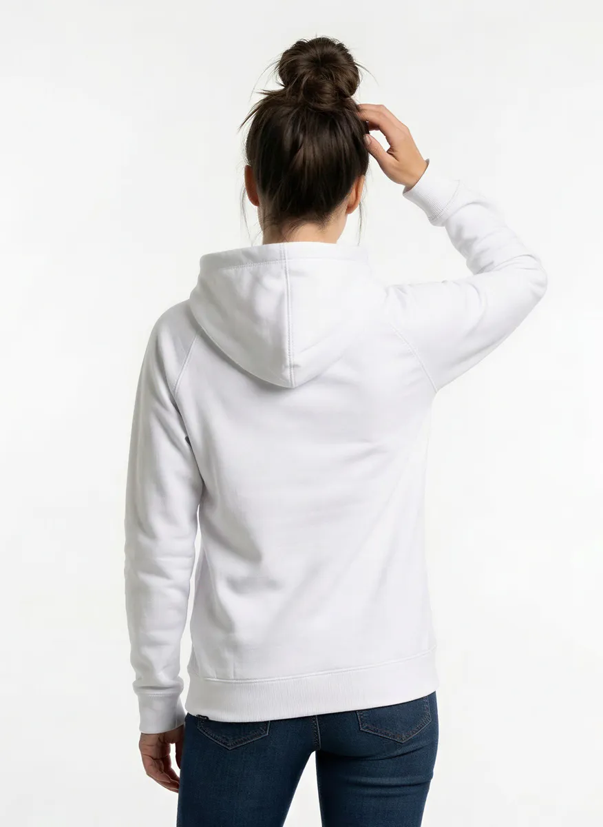 Sweater med luva