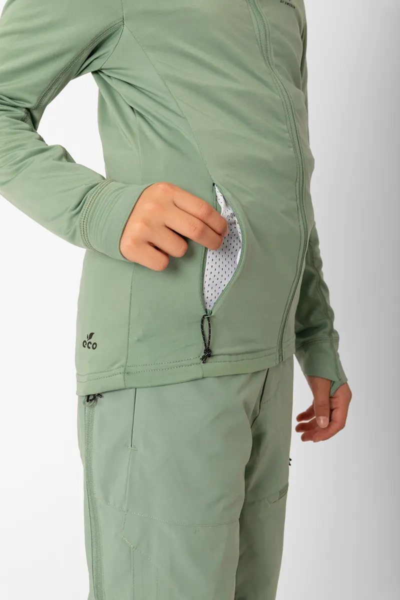Killinge powerstretch-hoodie Flicka
