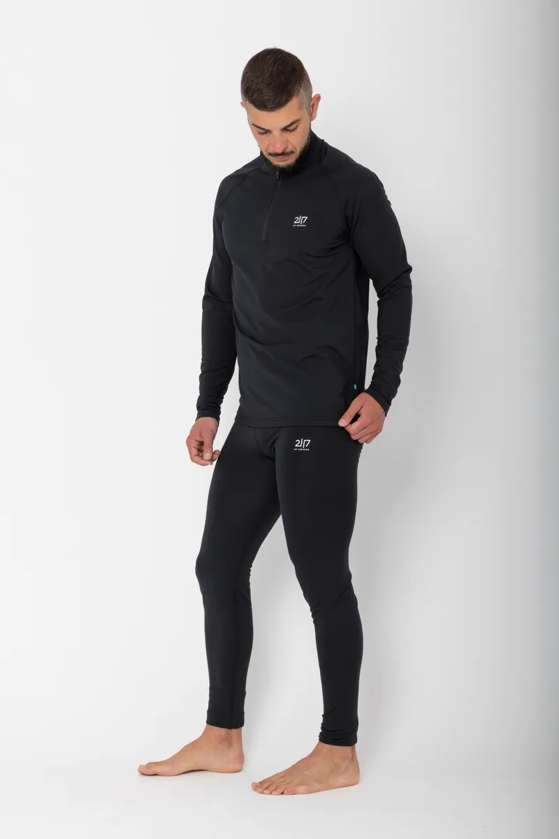 Undal stretchig mellanlager-half zip Herr