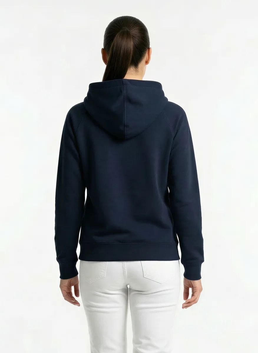 Sweater med luva