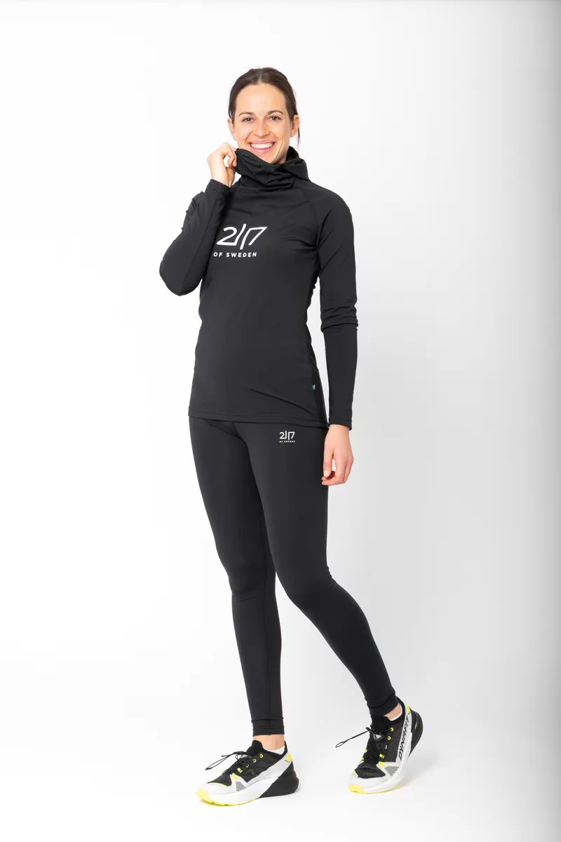 Undal stretchig mellanlagerhoodie Dam