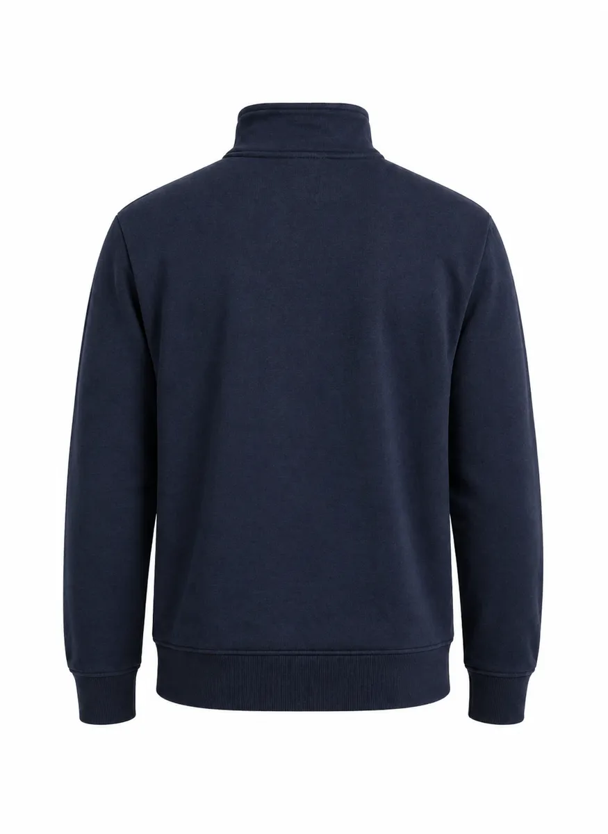 Tröja m ½ zip