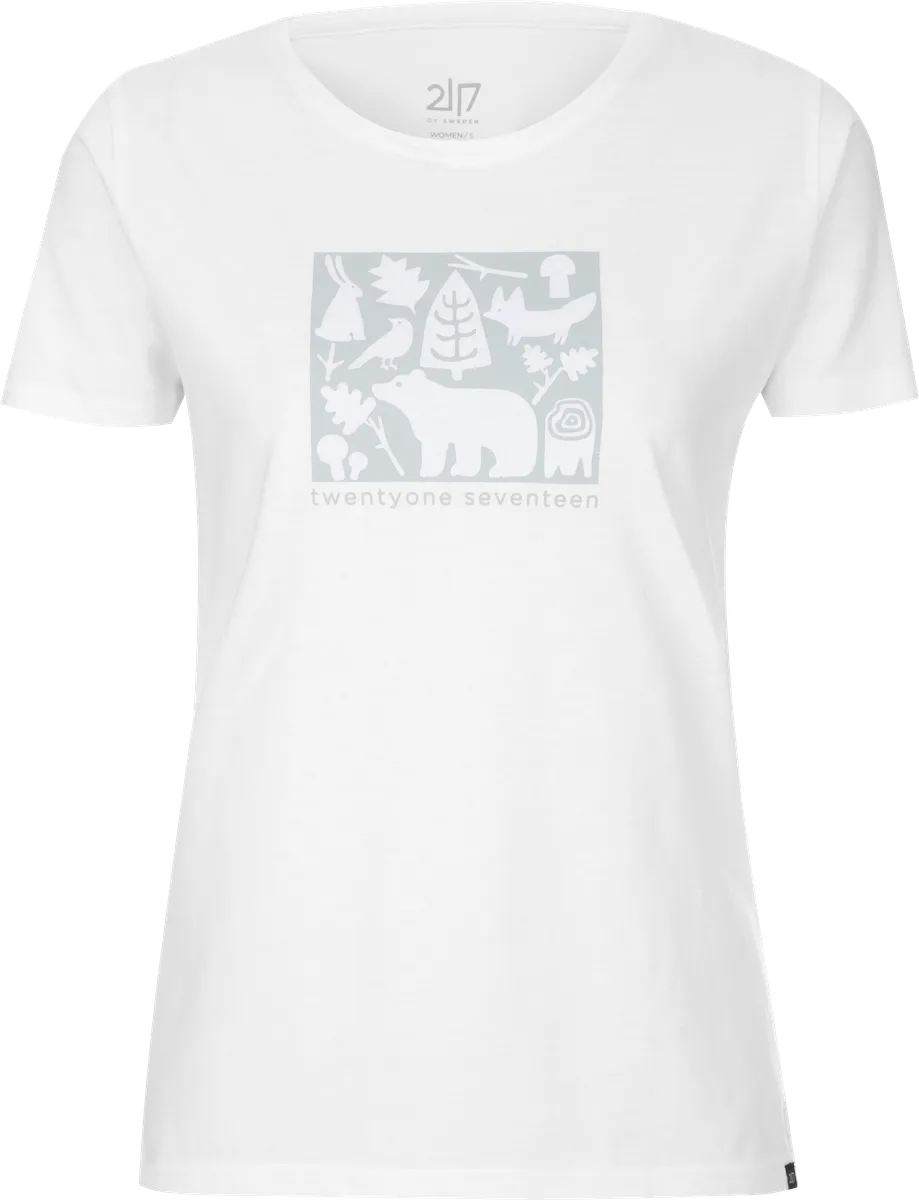 Apelviken t-shirt med tryck Dam