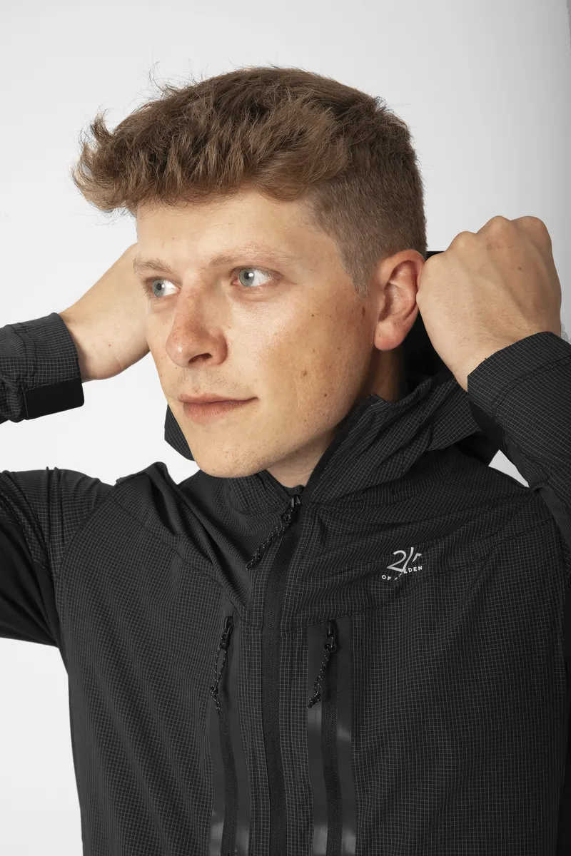 Lumsen tunn hybridjacka Herr