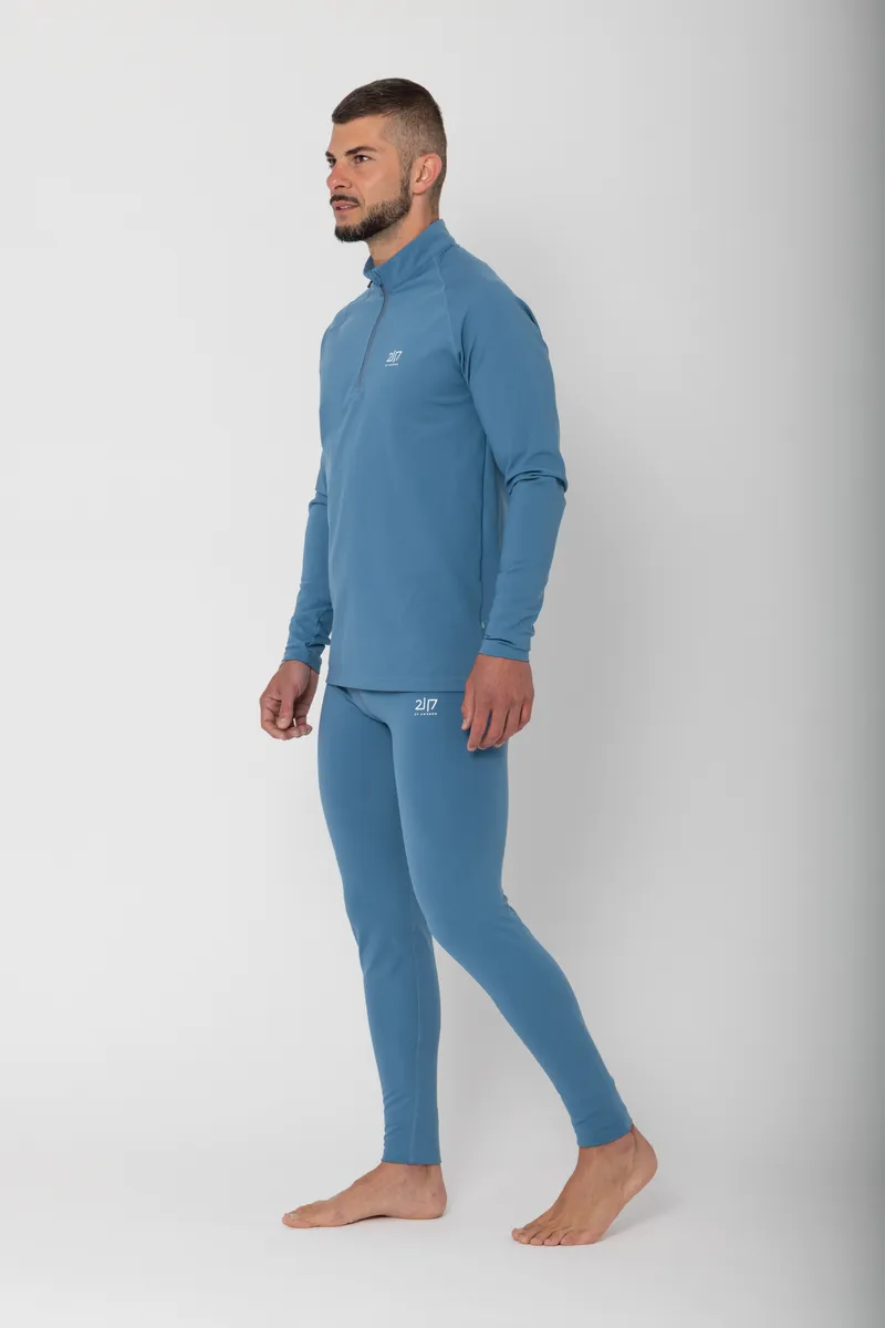 Undal stretchig mellanlager-half zip Herr
