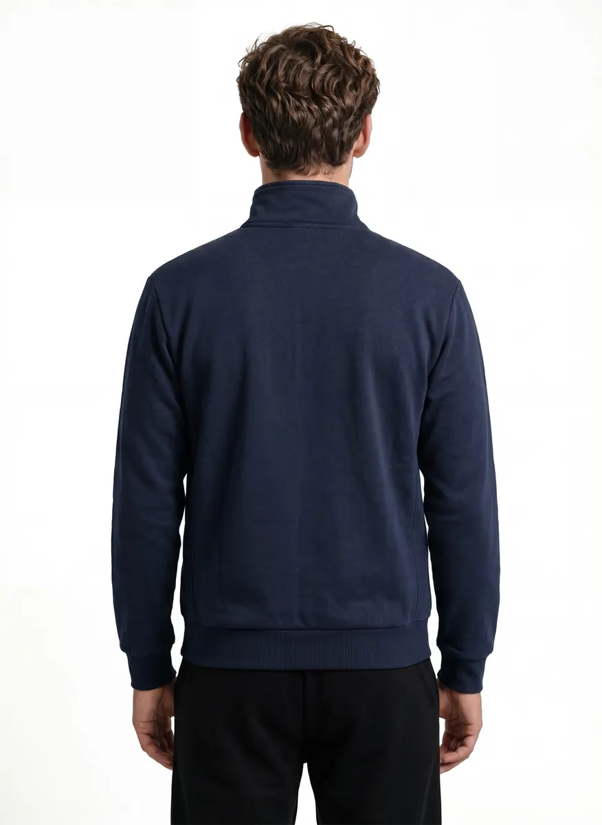 Tröja m ½ zip