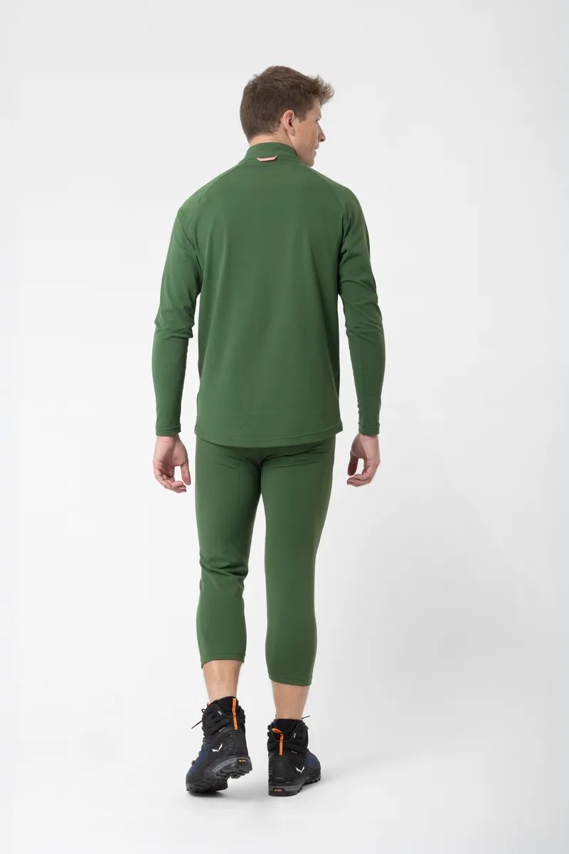 Undal stretchig mellanlager-half zip Herr