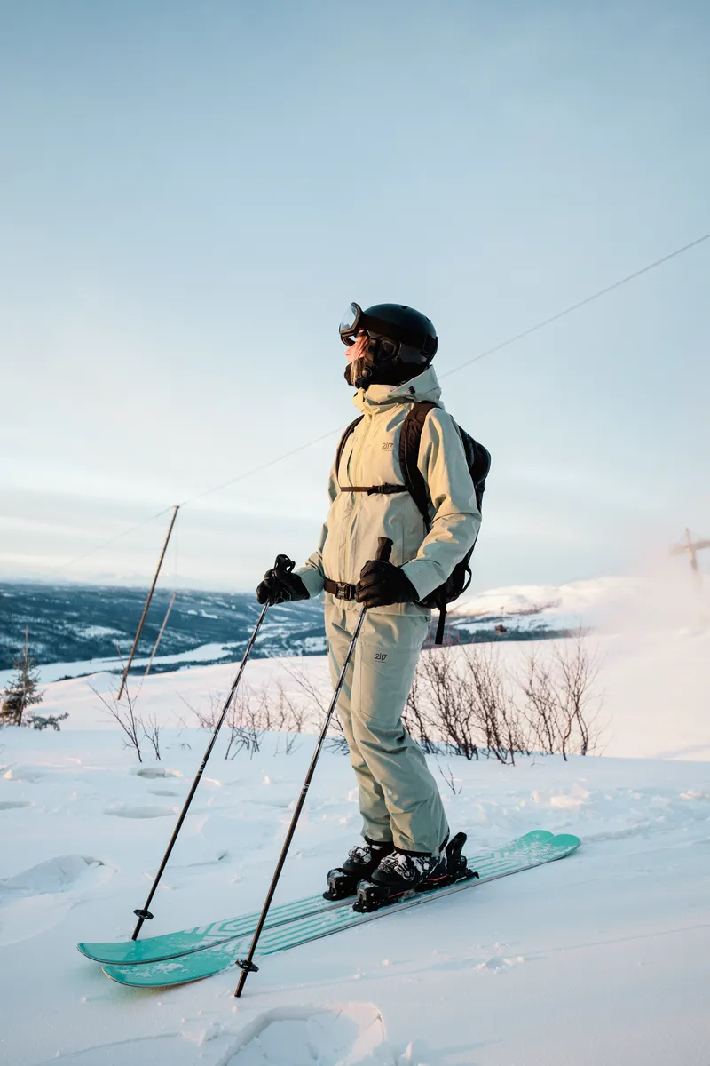 Edum lättvadderad skidjacka Dam