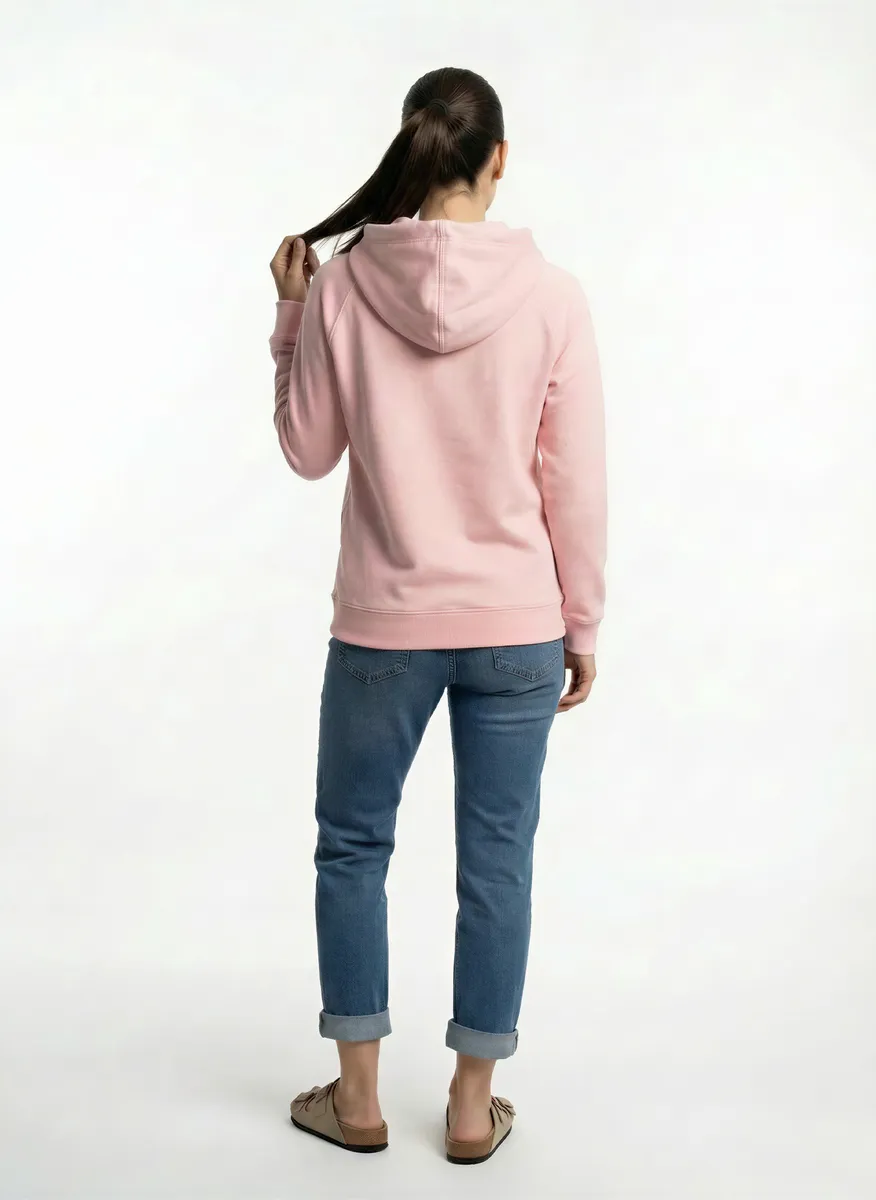 Sweater med luva