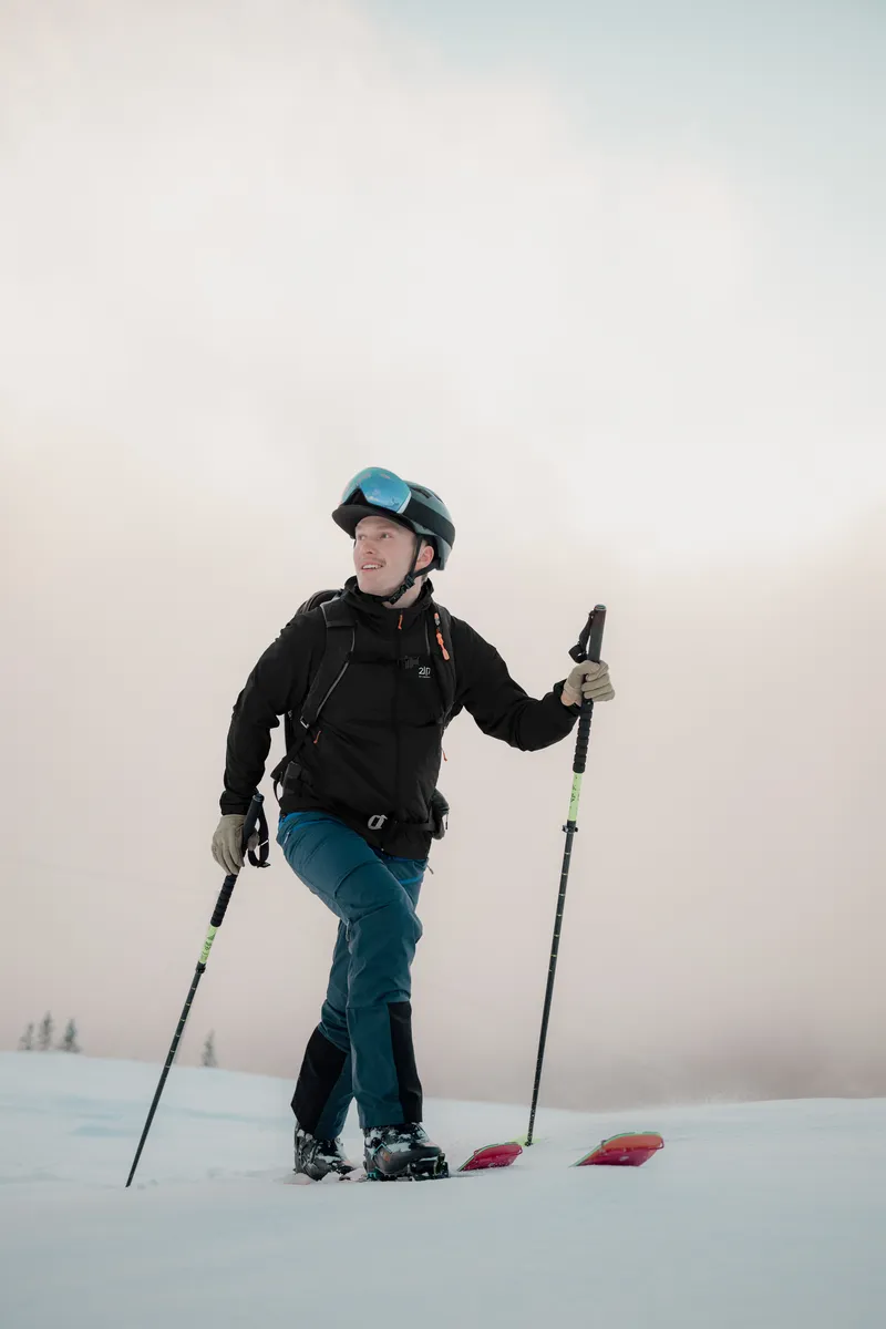 Skuppe softshell skitouring-byxa Herr