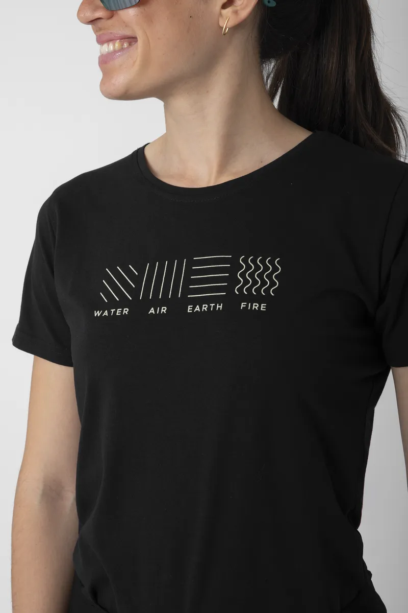 Apelviken t-shirt med tryck Dam