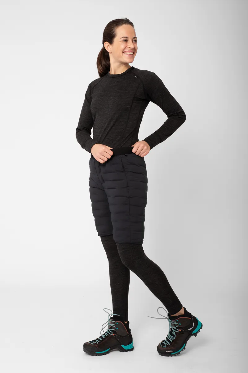 Porjus lättvadderade shorts Dam