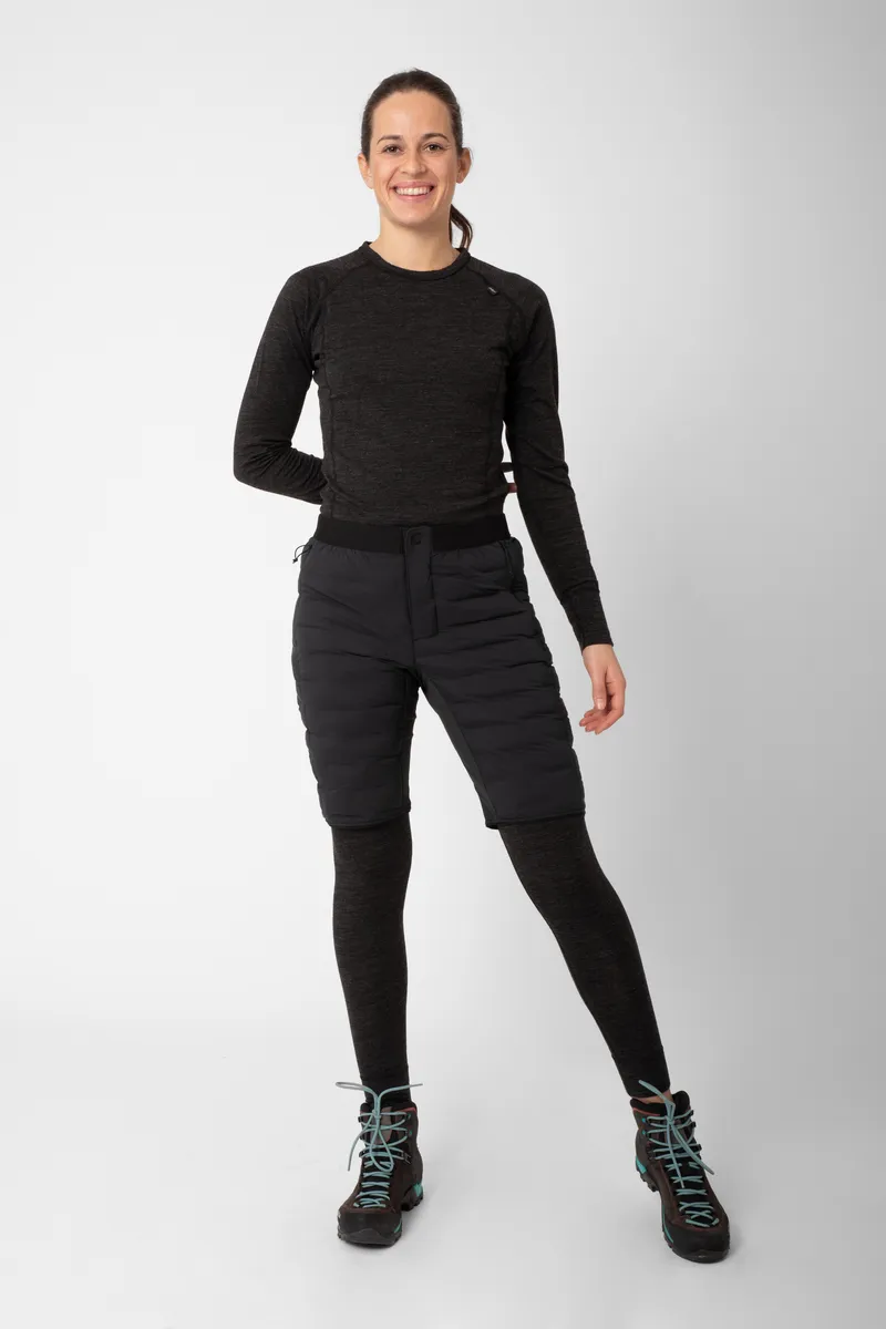 Porjus lättvadderade shorts Dam