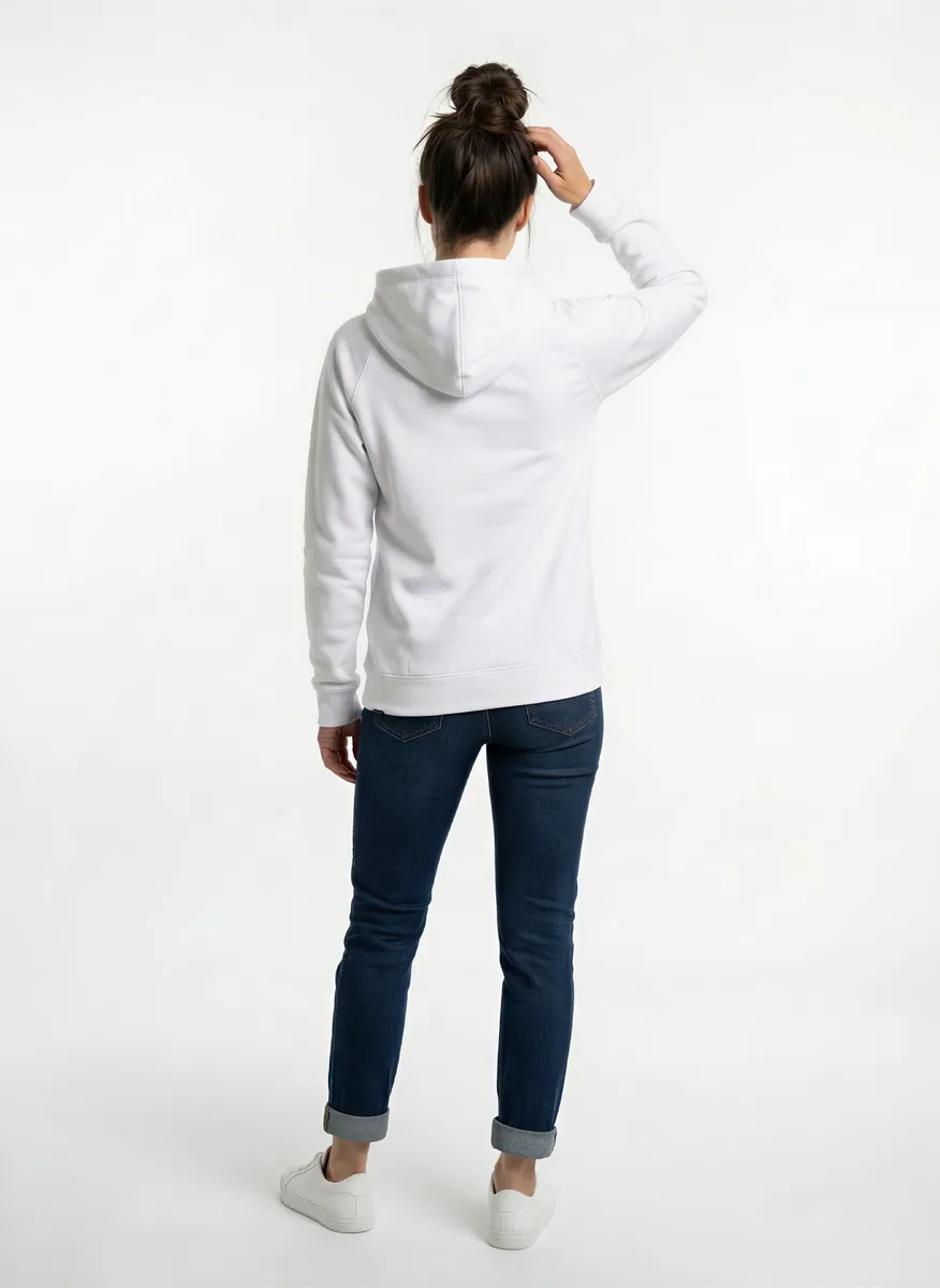 Sweater med luva