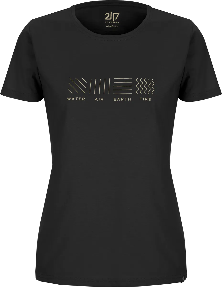 Apelviken t-shirt med tryck Dam