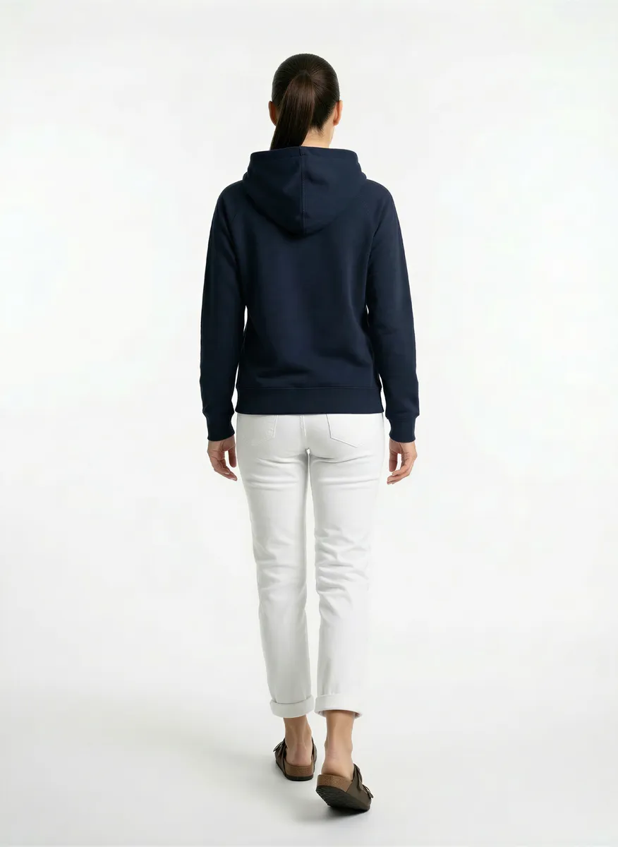 Sweater med luva