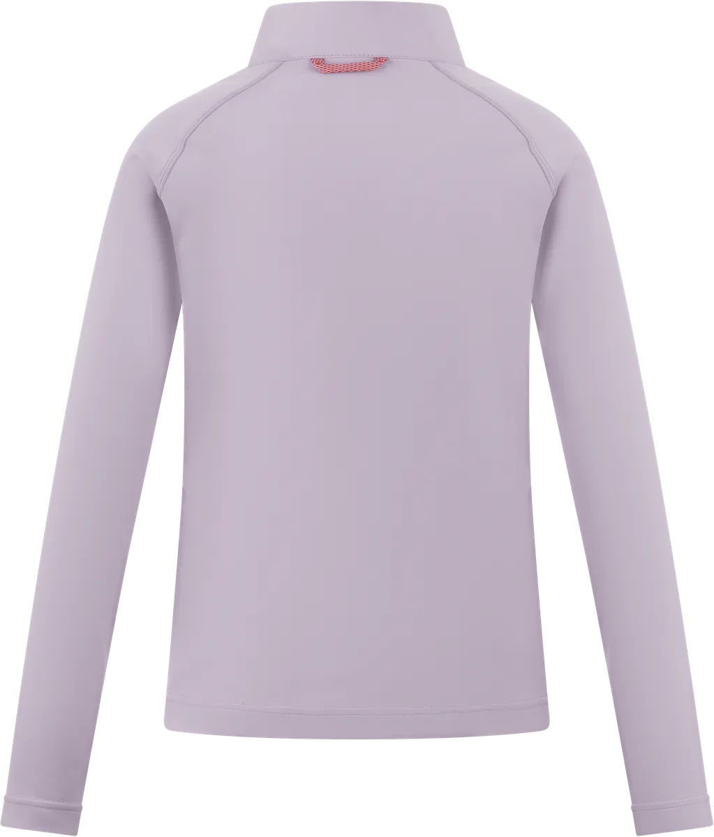 Undal stretchig mellanlagertröja med half zip Junior