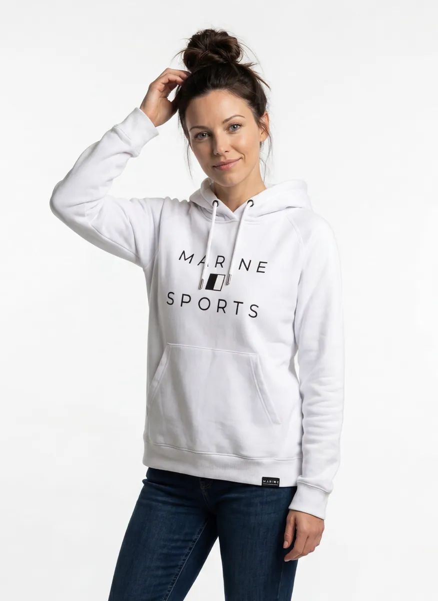Sweater med luva