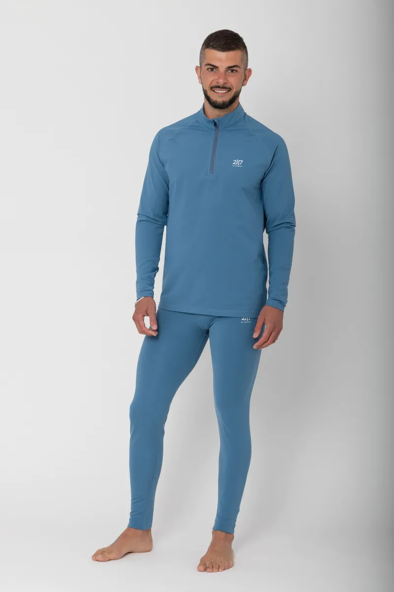 Undal stretchig mellanlager-half zip Herr