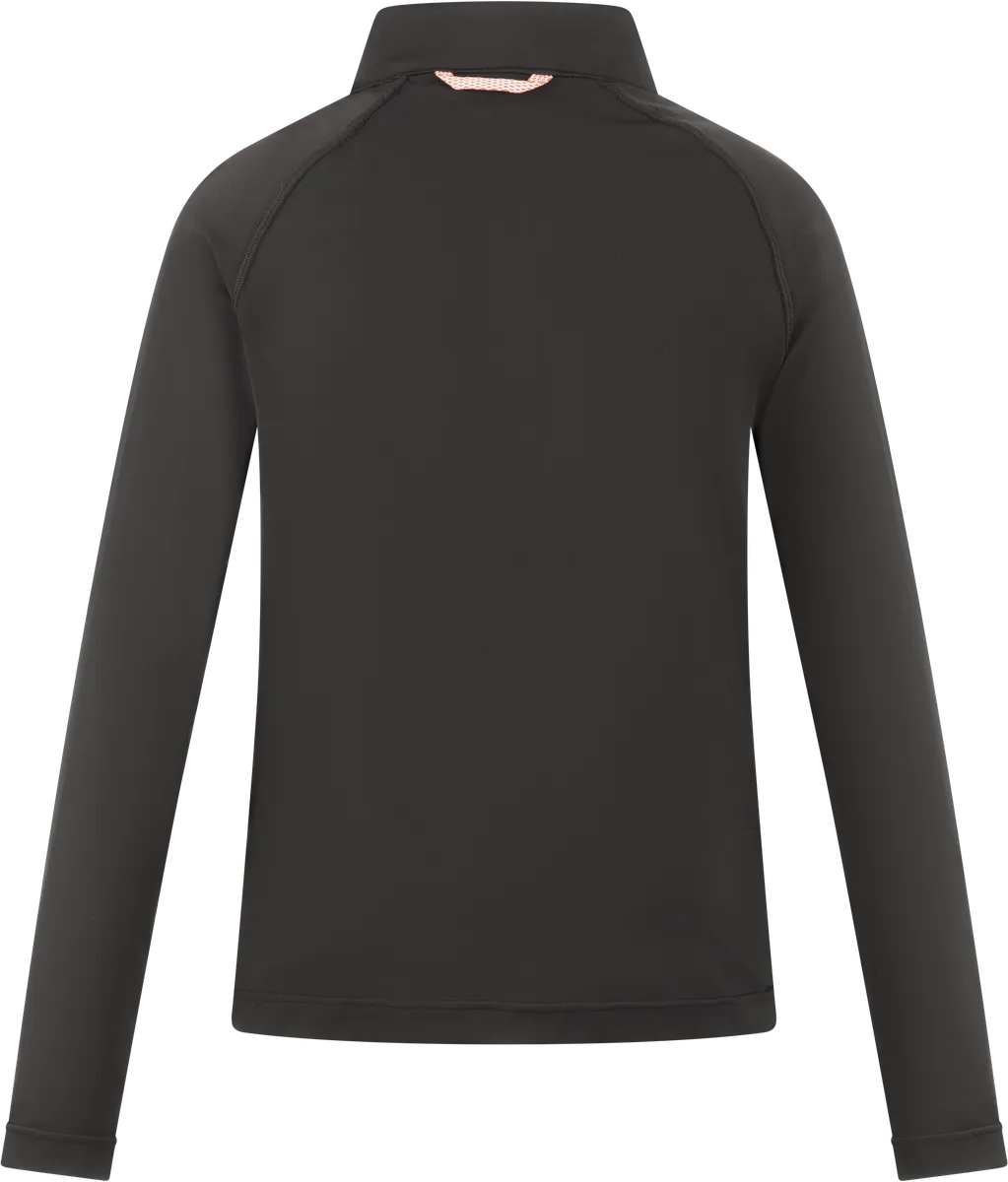Undal stretchig mellanlagertröja med half zip Junior