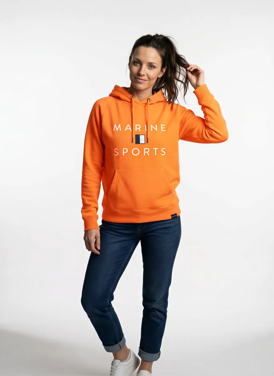 Sweater med luva